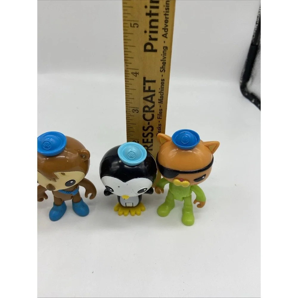 Mattel Octonauts Captain Barnacles Shellington Peso‎ Kwazii Lot (4) Figures